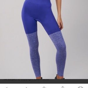 GymShark two toned Blue leggings